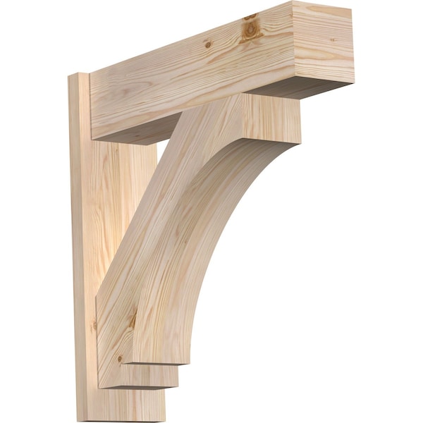Ekena Millwork Imperial Block Smooth Outlooker, Douglas Fir, 7 1/2"W x 28"D x 28"H OUT08X28X28IMP05SDF - main